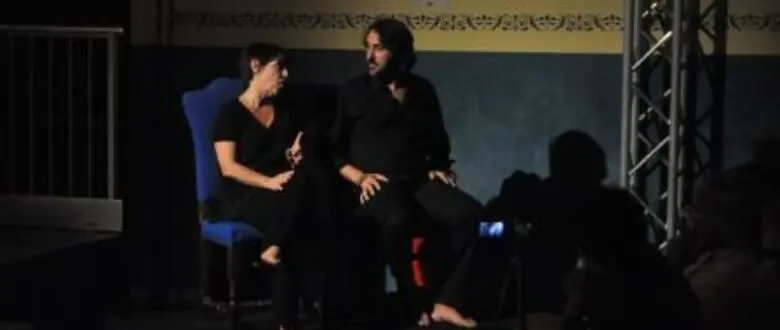 70  Performance di Playback Theatre.  Compagnia: LIVE!  Angela Patarino e Marco Finetti.